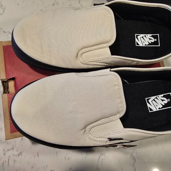 VANS Snow Lodge Slipper Mens US Size 12 BONE Black WATER RESISTANT NEW - Picture 5 of 7